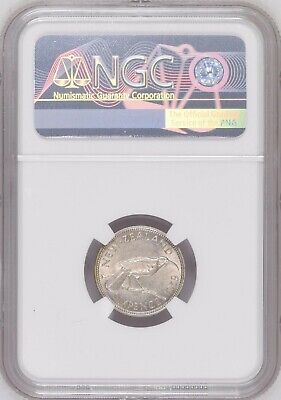 New Zealand, Silver Sixpence, 1939, George VI, NGC AU 58, KM-8