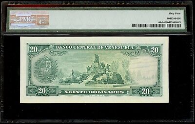 Caracas, Venezuela, 20 Bolivares, 29-1-1974, PMG UNC 64, SCWPM-46e #1015