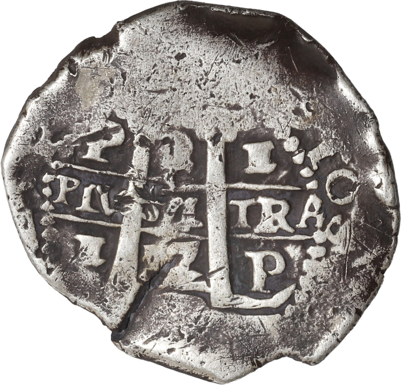 BOLIVIA, Potosí, cob 2 reales, 1657 E.