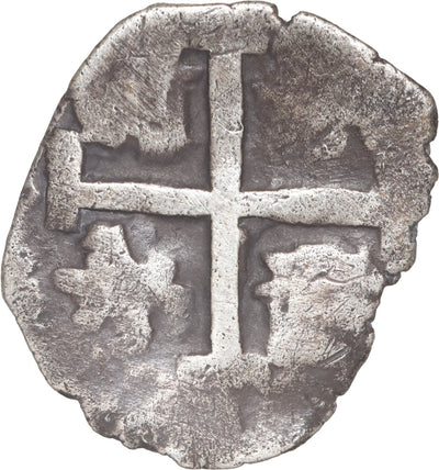 Peru, Lima, cob 1/2 real, Philip V, 1744 V.