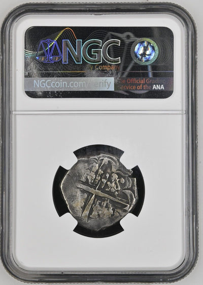 Bogota Silver Cob 4 Reales Philip IV NGC VF Concepcion Shipwreck 1641 COA