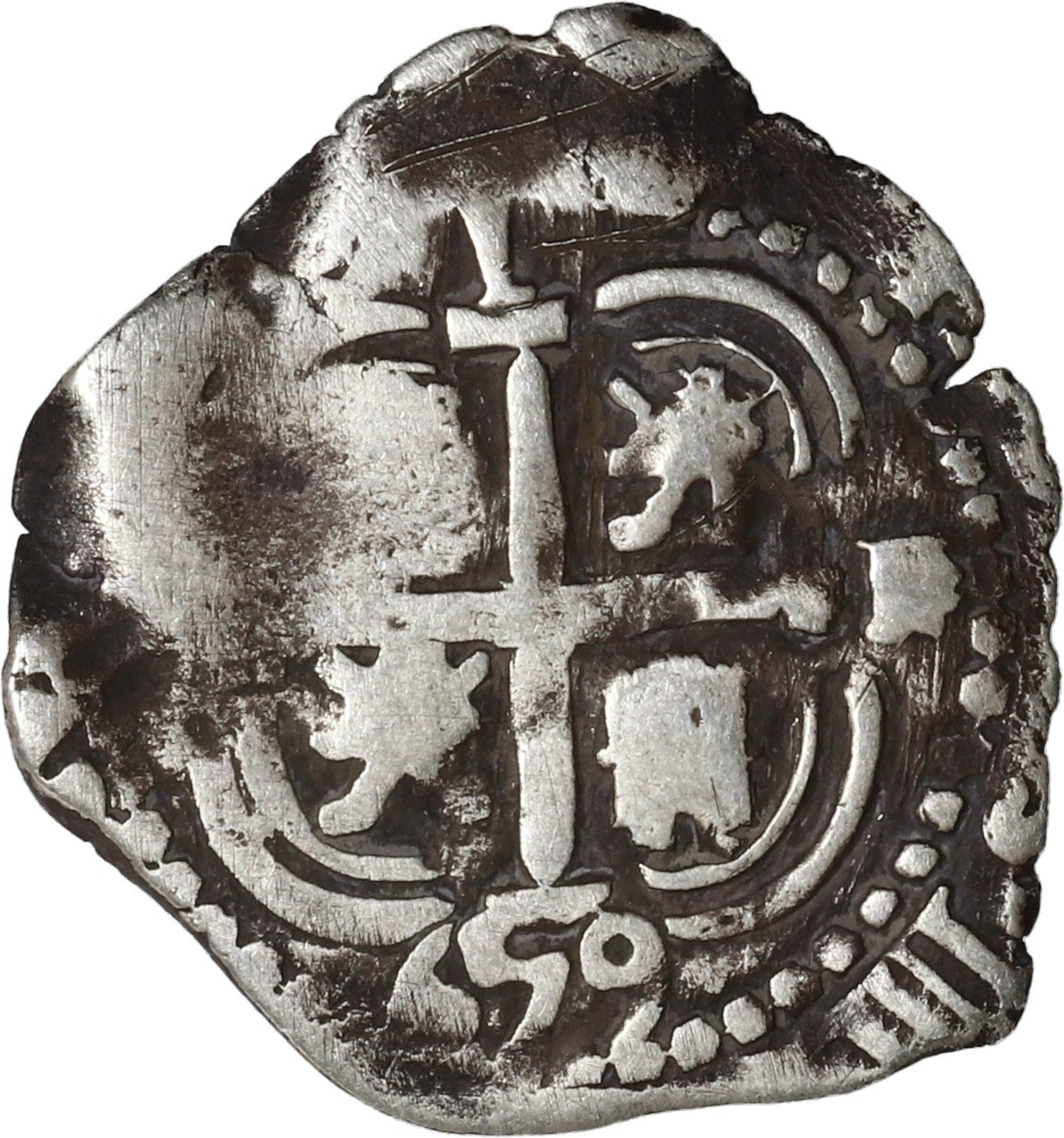 BOLIVIA, Potosí, cob 1 real, 1659 E.