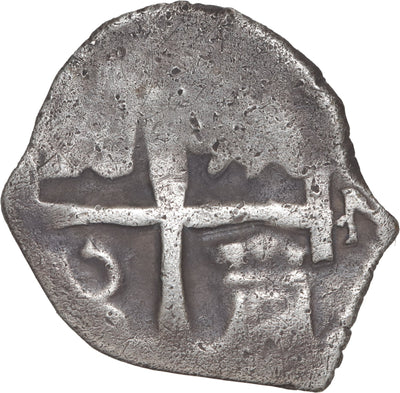 Peru, Lima, cob 1/2 real, Philip V, 1738 N.