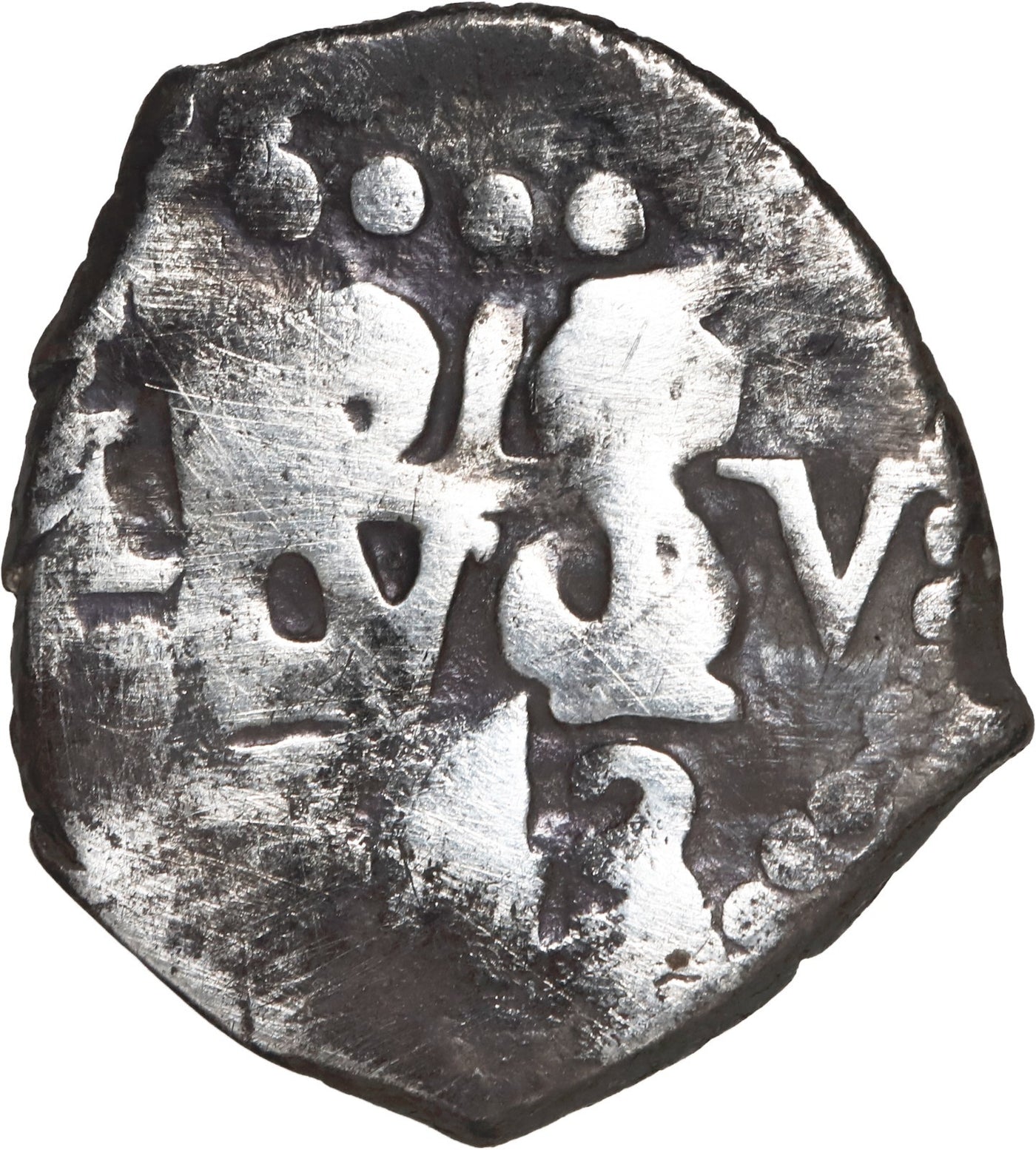 Peru, Lima, cob 1/2 real, Philip V, 1743 V.