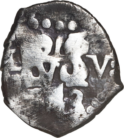 Peru, Lima, cob 1/2 real, Philip V, 1743 V.