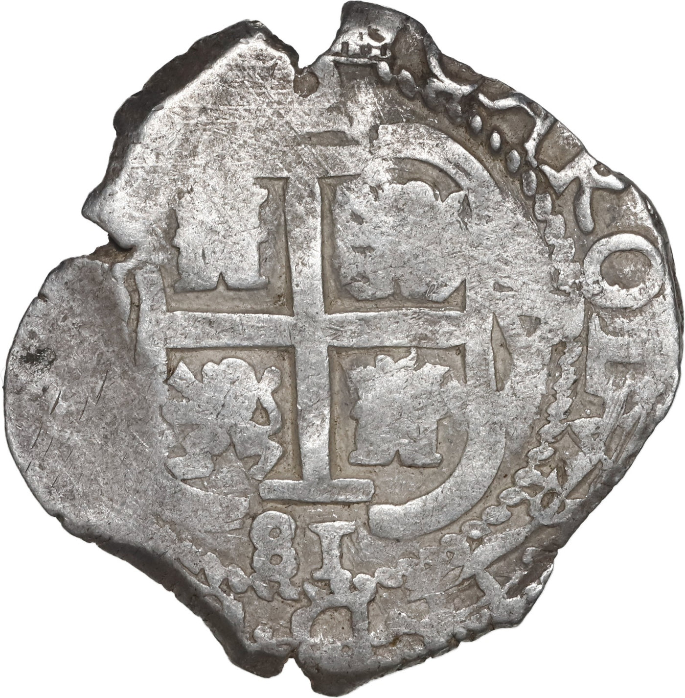BOLIVIA, Potosi, cob 2 reales, 1681 V.
