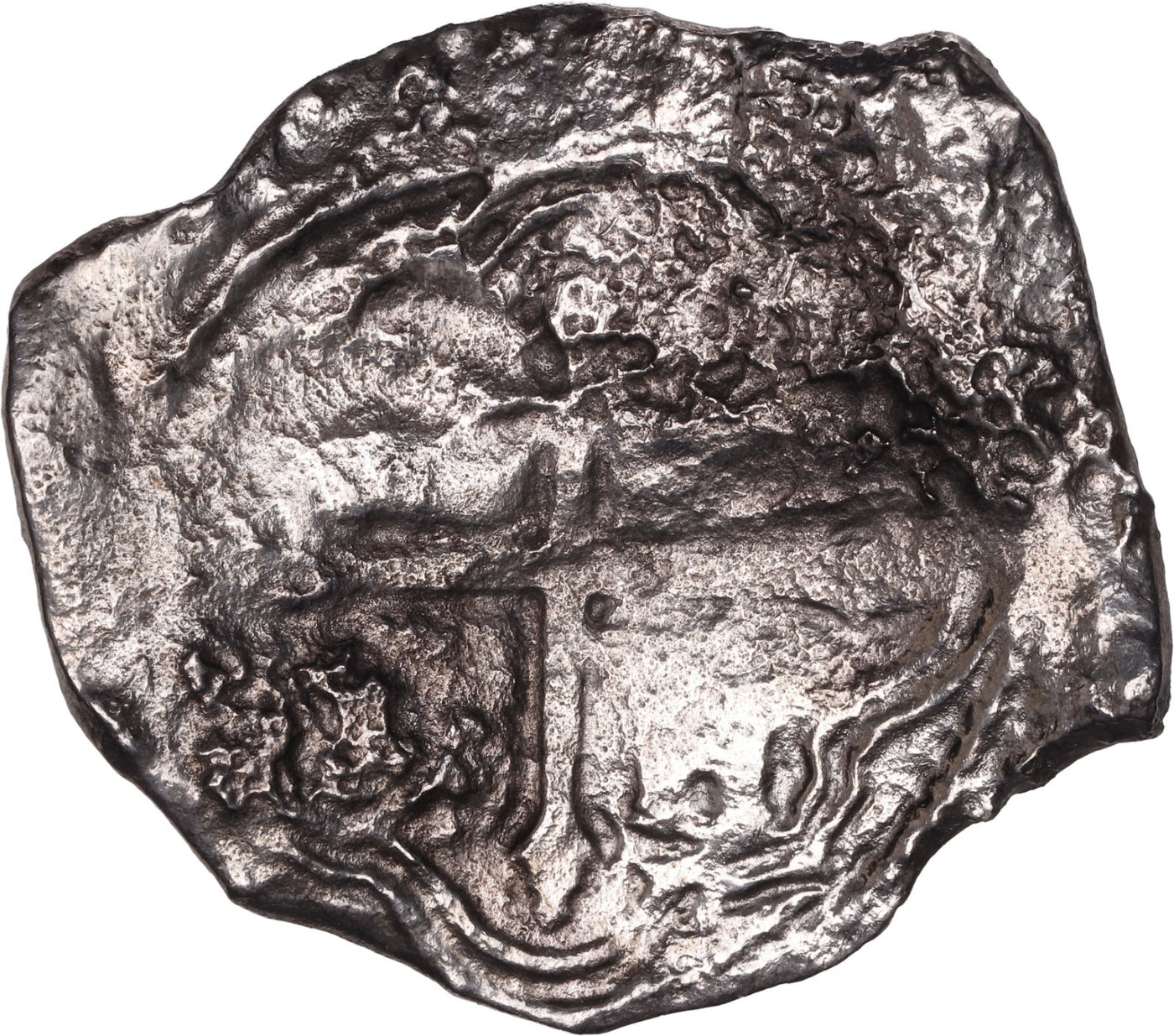 Concepcion Shipwreck (1641) MEXICO Mexico City Silver Cob 8 Reales with COA 1027