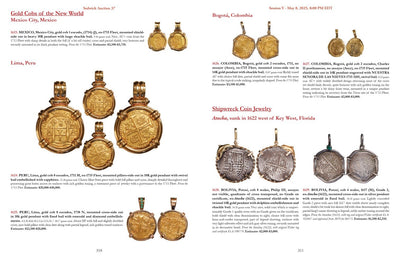 Sedwick Treasure, World, U.S. Coins & Paper Money Auction 37 Catalog May 2025