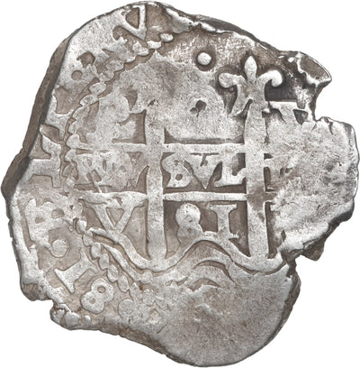 BOLIVIA, Potosi, cob 2 reales, 1681 V.