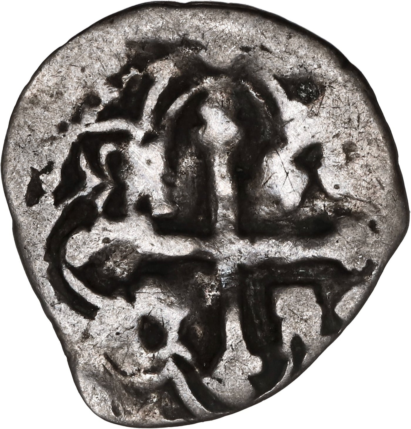 MEXICO, Mexico City, cob ½ real, Philip III, assayer F to right, •-fleur-• below