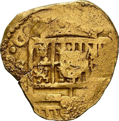 SPAIN Seville Gold Cob 2 Escudos Philip III or IV NGC AU Details / Obv Damage