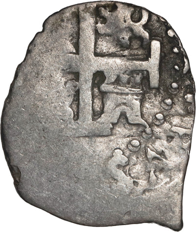 PERU, Lima, cob 1/2 real, 1706.