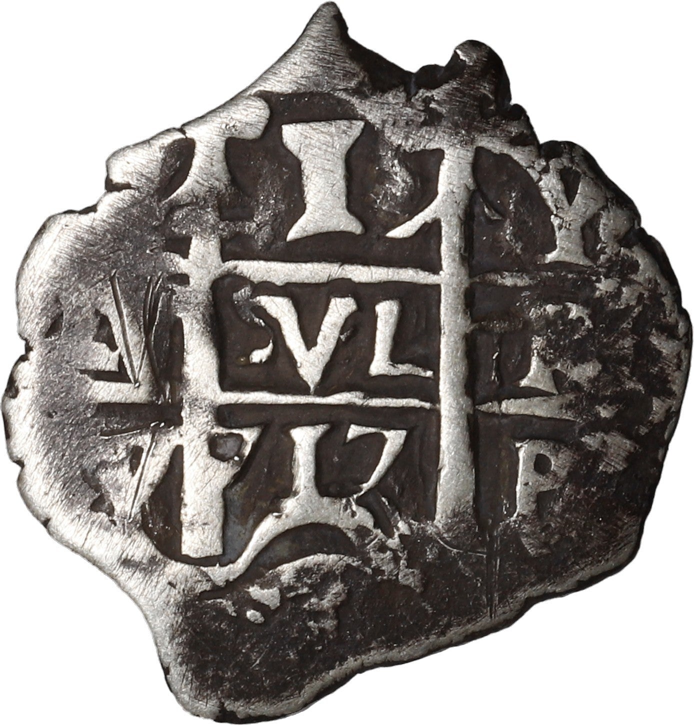 BOLIVIA, Potosí, cob 1 real, 1717 Y.