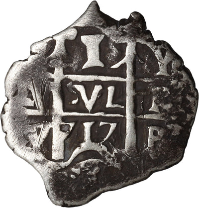 BOLIVIA, Potosí, cob 1 real, 1717 Y.