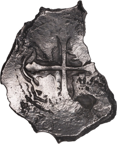 Concepcion Shipwreck (1641) MEXICO Mexico City Silver Cob 8 Reales with COA 1025