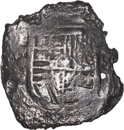 Concepcion Shipwreck (1641) MEXICO Mexico City Silver Cob 8 Reales with COA 1023