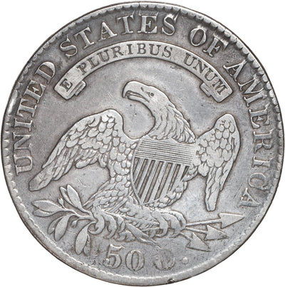 UNITED STATES, Philadelphia mint, Capped Bust half dollar, 1829, Lettered Edge.