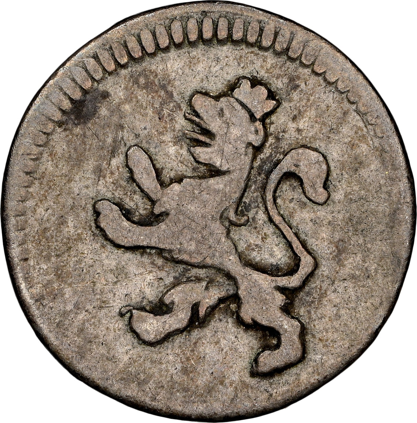 COLOMBIA, Bogotá, 1/4 real, Ferdinand VII, 1817, NGC VF 35, EMO Collection Label