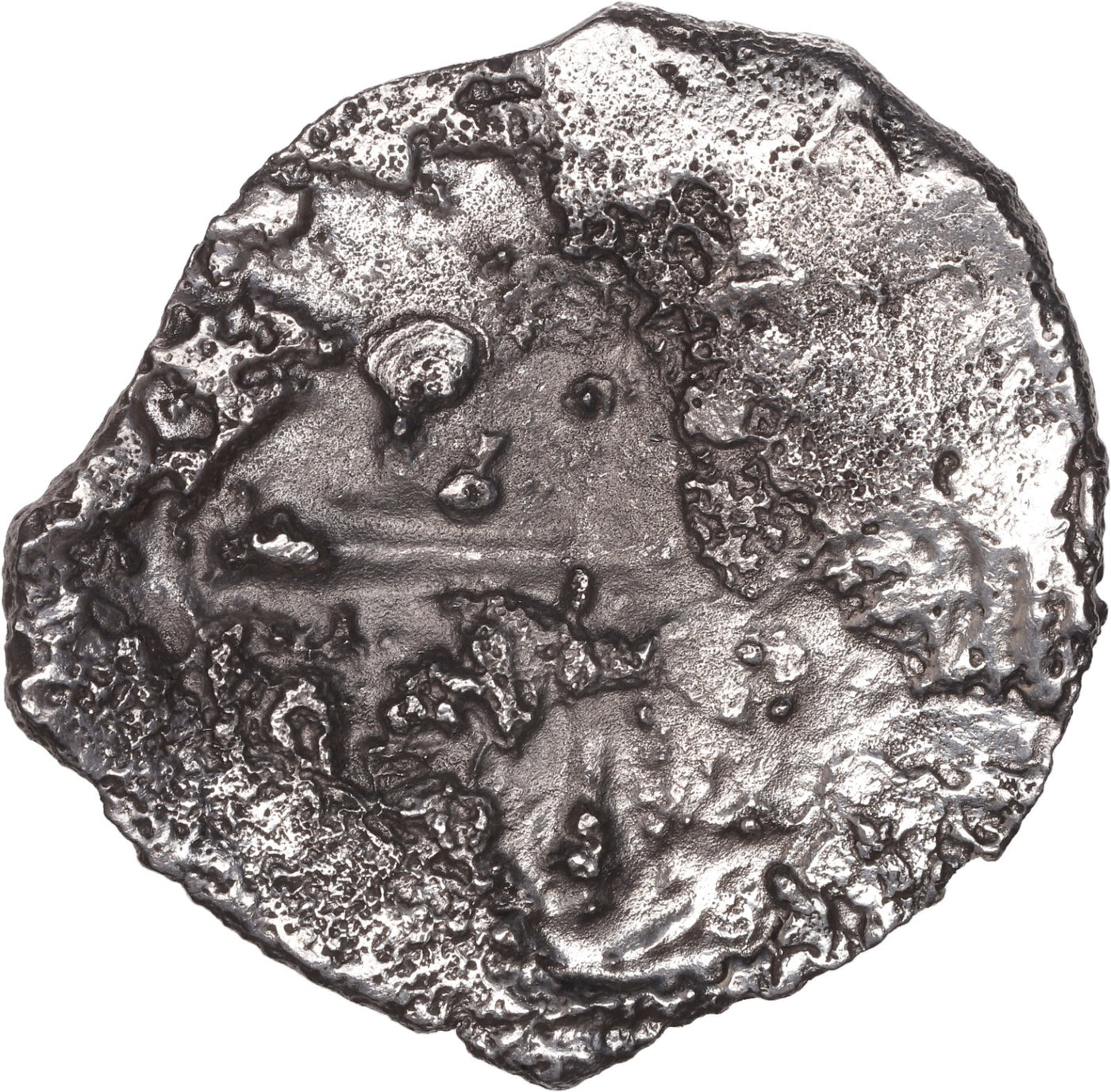 Concepcion Shipwreck (1641) MEXICO Mexico City Silver Cob 8 Reales with COA 1046