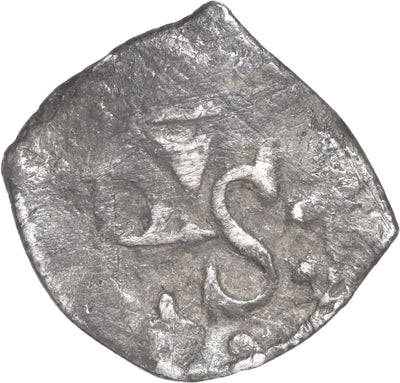 MEXICO, Mexico City, cob ½ real, Philip IV, assayer not visible.