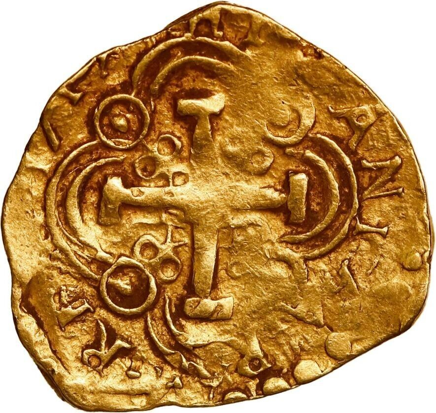 Bogotá Colombia Gold Cob 2 Escudos 1719 No Assayer (Arce) Full PHILIP Very Rare