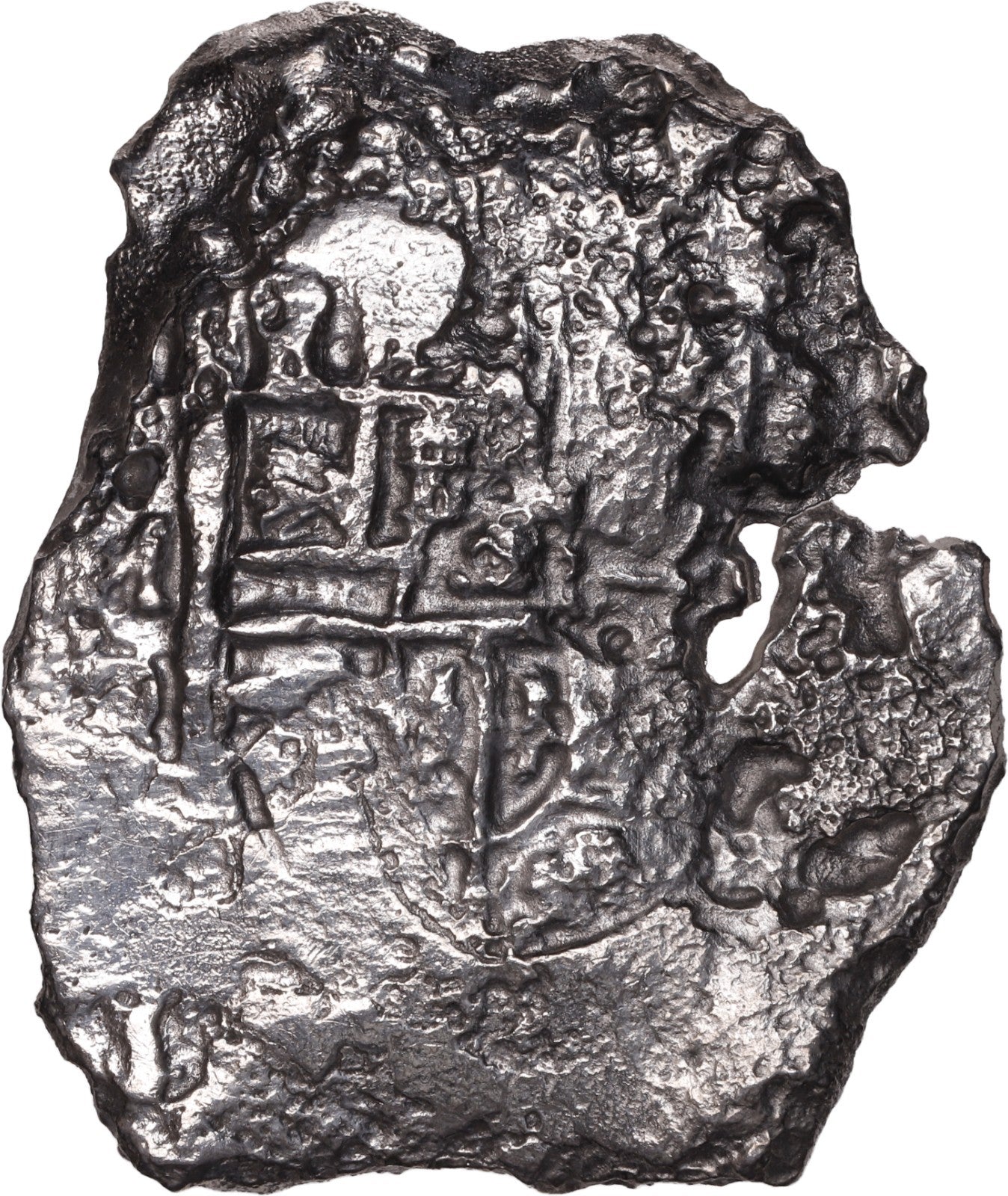 Concepcion Shipwreck (1641) MEXICO Mexico City Silver Cob 8 Reales with COA 1033