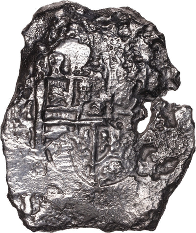 Concepcion Shipwreck (1641) MEXICO Mexico City Silver Cob 8 Reales with COA 1033