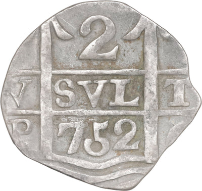 ARGENTINA, Tucumán, 2 reales, "752" date (1820-1), rare.
