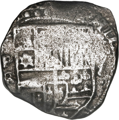 BOLIVIA, Potosí, cob 8 reales, Philip IV, assayer FR (1640s).
