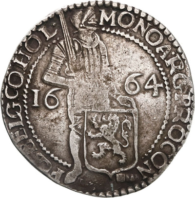 NETHERLANDS (United), Holland, silver ducat, 1664.