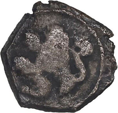 COLOMBIA, Bogotá, cob ¼ real, Philip IV, no assayer (1649-65), castle with tilte