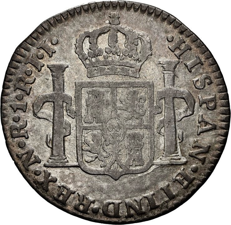 COLOMBIA, Bogotá, bust 1 real, Charles IV, 1799/99 JJ, NGC VG 8, ex-Becerra.