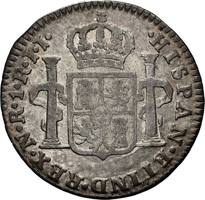COLOMBIA, Bogotá, bust 1 real, Charles IV, 1799/99 JJ, NGC VG 8, ex-Becerra.