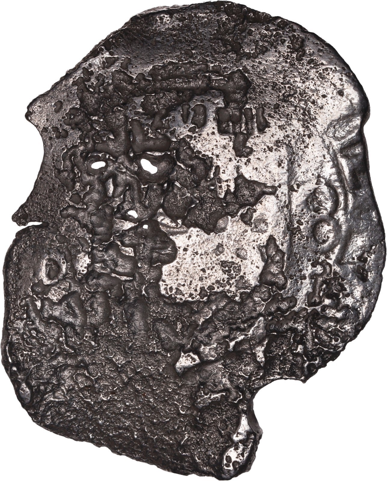 Concepcion Shipwreck (1641) MEXICO Mexico City Silver Cob 8 Reales with COA