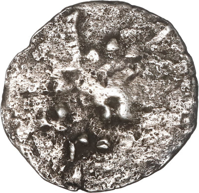 BOLIVIA, Potosi, cob 1/4 real, Philip II, no assayer, small lion, no crown above