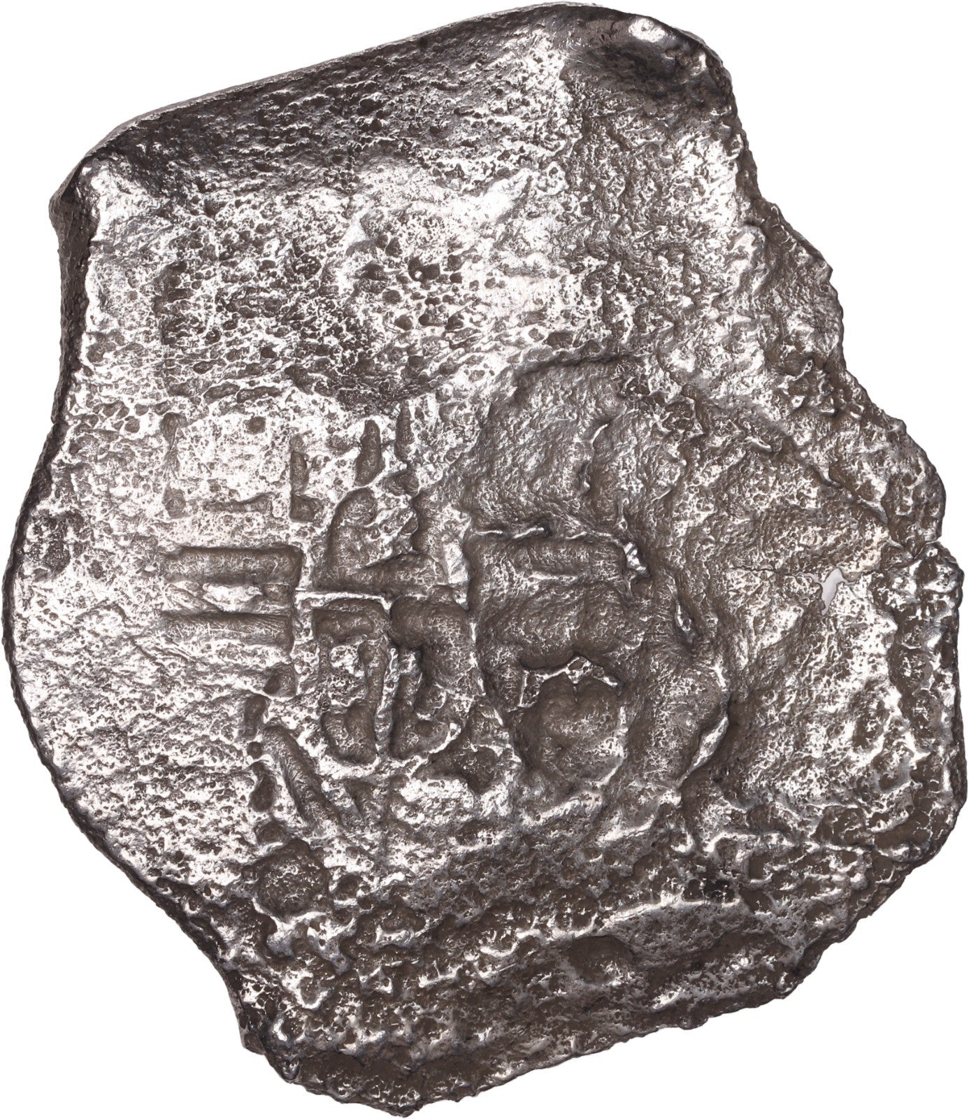 Concepcion Shipwreck (1641) MEXICO Mexico City Silver Cob 8 Reales with COA 1069