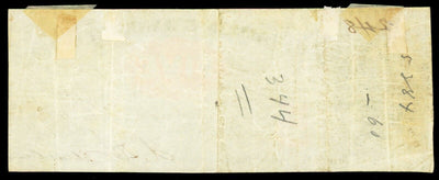 Niagara Falls New York J.D. Hamlin's Banking House 5 Cents July 1, 1862 Signed