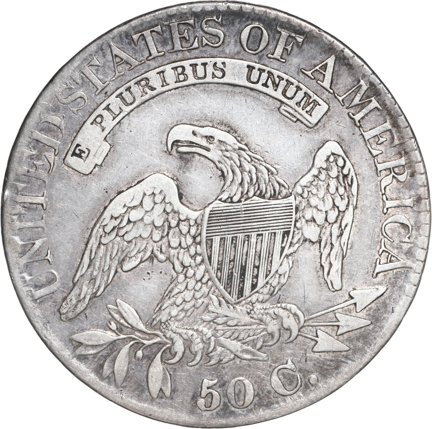 UNITED STATES, Philadelphia mint, Capped Bust half dollar, 1826, Lettered Edge.