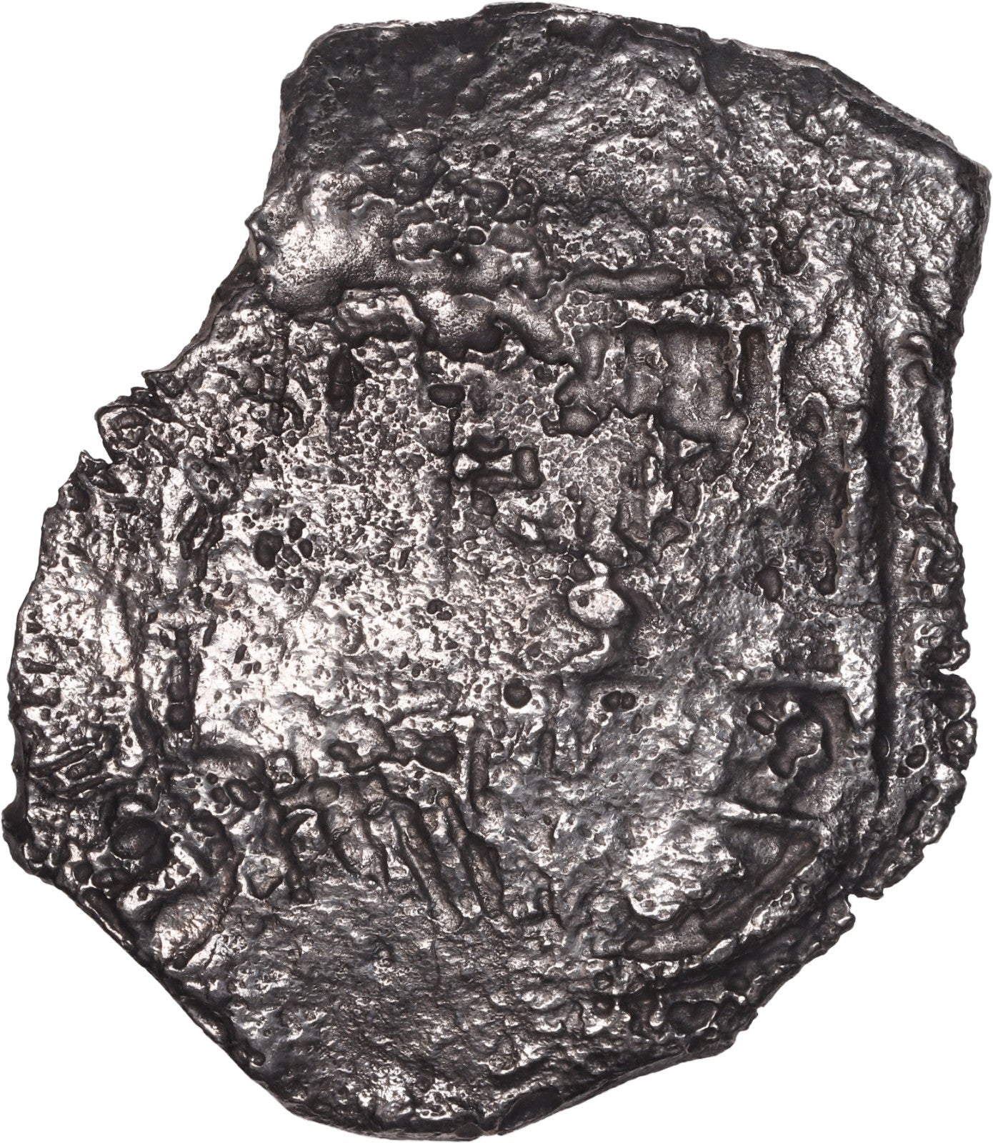 Concepcion Shipwreck (1641) MEXICO Mexico City Silver Cob 8 Reales with COA