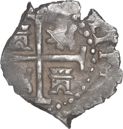 Peru, Lima, cob 1/2 real, Philip V, 1707.