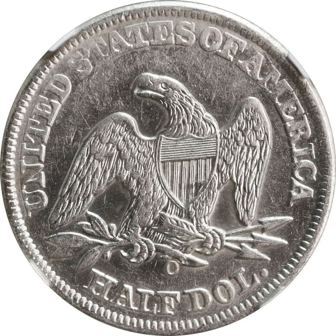 SS Republic Shipwreck 1858-O Silver Half Dollar NGC AU 53 - Rare