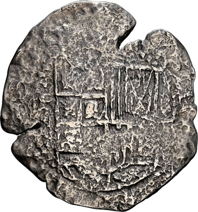 Capitana Shipwreck (1654) BOLIVIA, Potosi, cob 8 reales, (1651-52) E