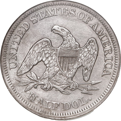 S.S. Republic Shipwreck(1865) UNITED STATES, Philadelphia, 50 cents, 1854