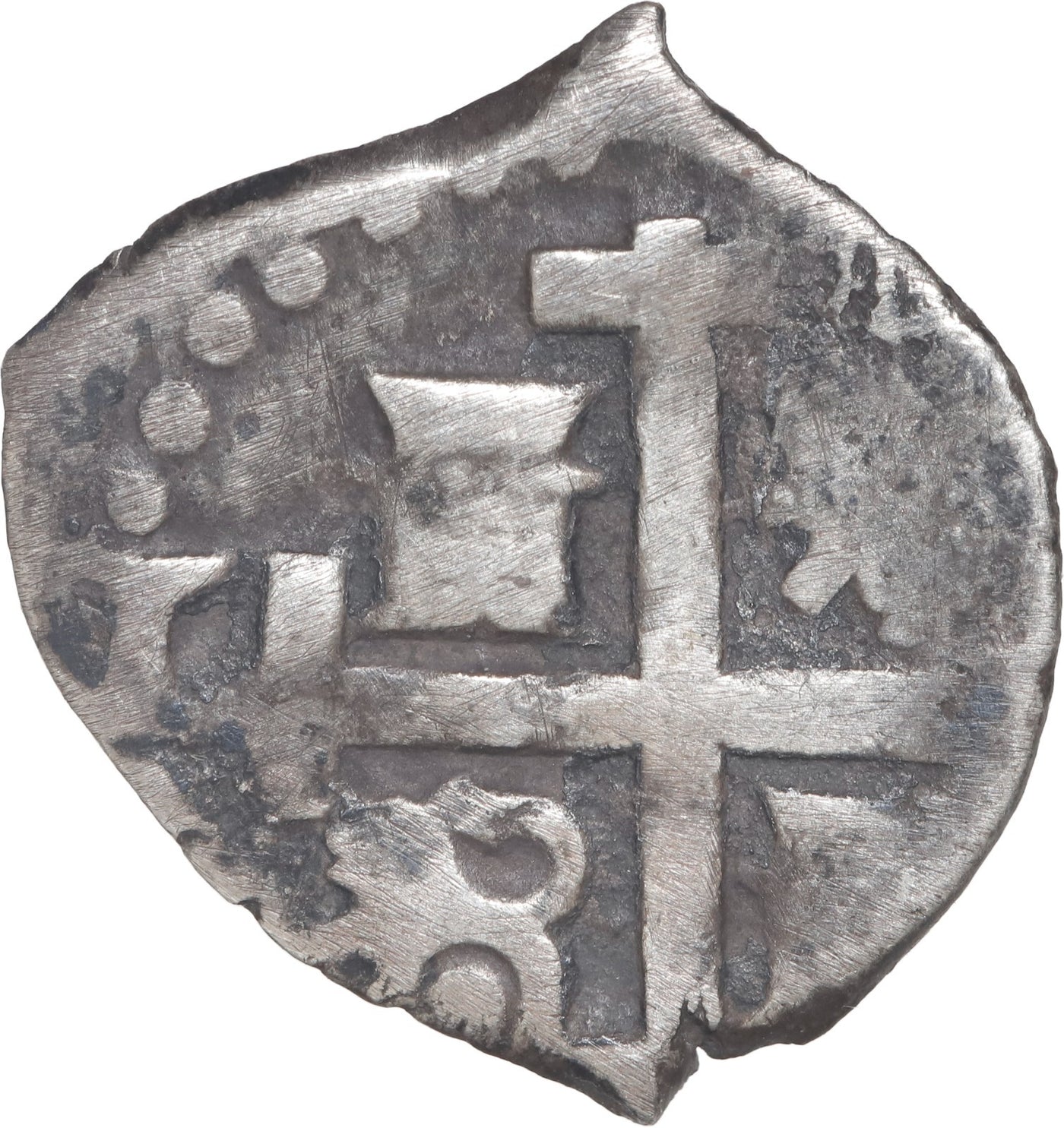 Peru, Lima, cob 1/2 real, Philip V, 1732.