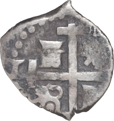 Peru, Lima, cob 1/2 real, Philip V, 1732.