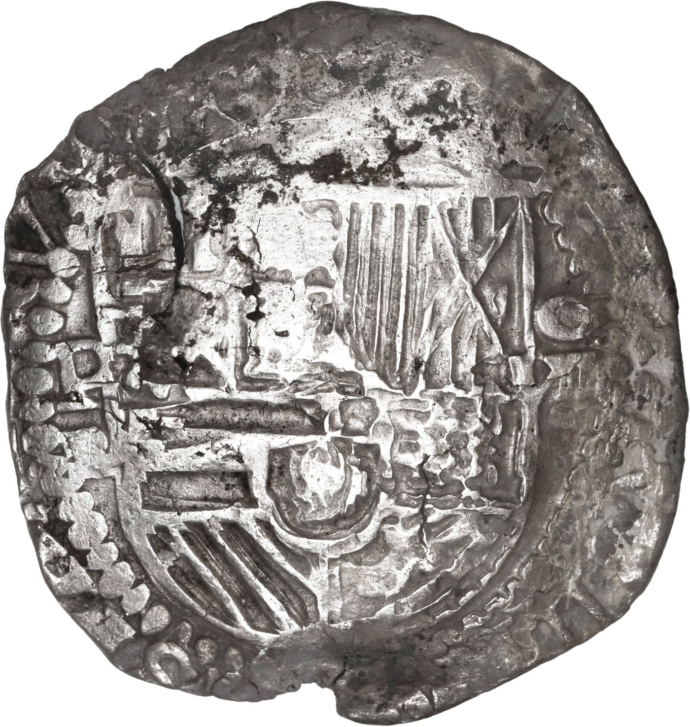 BOLIVIA, Potosí, cob 8 reales, Philip III, assayer B, rare.