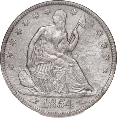 S.S. Republic Shipwreck(1865) UNITED STATES, Philadelphia, 50 cents, 1854