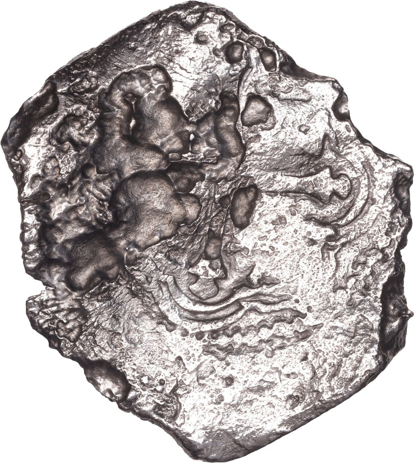 Concepcion Shipwreck (1641) MEXICO Mexico City Silver Cob 8 Reales with COA 1067