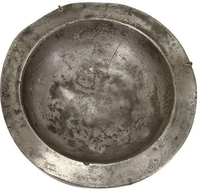 Spanish Armada (1588)  Small pewter plate, ex-"Tobermory Galleon"