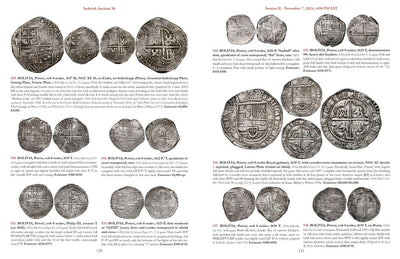 Sedwick Treasure Auction 36 Catalog Nov 7 & 8, 2024 - Shipwreck Coins & Rarities